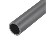 QUARKZMAN Tube Rond Rigide en PVC 21,6mm ID 26mm OD 350mm Longueur Gris Clair pour Manchon de Câble de Conduite d'Eau