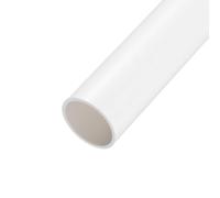 QUARKZMAN Tube Rond Rigide en PVC 28mm ID 32mm OD 500mm Longueur Blanc pour Conduite d'Eau, Artisanat, Décoration, Manchon de Câble