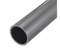 QUARKZMAN Tube Rond Rigide en PVC 51,8mm ID 60mm OD 350mm Longueur Gris Clair pour Manchon de Câble de Conduite d'Eau