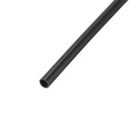 QUARKZMAN Tube Rond Rigide en PVC 6mm ID 8mm OD 0.5M Gris Foncé Résistant aux Chocs pour Conduite d'Eau, Artisanat, Décoration, Manchon de Câble