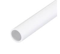 QUARKZMAN Tube Rond Rigide en PVC 9mm ID 11mm OD 350mm Longueur Blanc pour Manchon de Câble de Conduite d'Eau