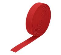 QUARKZMAN Twill Wide Elastic Band Double-Side 0.8 inch Flat 4 Yard Woven Elastic Band Knit Elastic Spool Heavy Stretch Strap Red pour Sewing, Waistband