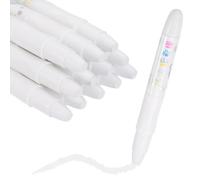 QUARKZMAN Twist Crayons, Twist Crayons Gel Aquarelle Ensemble Lavable Soie Douce pour Arts Dessin Projet DIY Fournitures Coloriage Cadeau(White, Pack of 24)