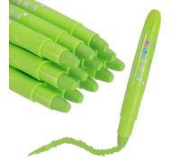 QUARKZMAN Twist Crayons, Twist Crayons Gel Ensemble Aquarelle Lavable Texture Soie pour Arts Dessin Projet DIY Fournitures Coloriage Cadeau(Green, Pack of 24)