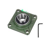 QUARKZMAN UCF207-23 Palier Lisse, Alésage De 1-7/16 Pouce Auto-Alignement, Base En Fonte Solide, Palier Lisse À Flasque Carré Monté En Acier Chromé, (ABEC3)