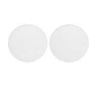 QUARKZMAN Universal 7 inch Speaker Grills Cover Without Frame, White Metal Speaker Grills Mesh Subwoofer Mesh Cover Guard Protector pour Car Home Audio, Pack of 2