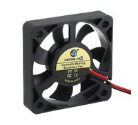 QUARKZMAN Ventilateur froid, affaiblissement Imprimante 3D 5010, 5V 5116RPM 50 x 50 x 10 mm Roulement Hydraulique XH2.54 Ventilateur froid, D'Extrudeuse Avec Cable 30cm Bornier 2 Pin
