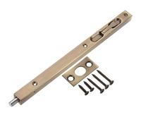 QUARKZMAN Verrou Encastré, 12 Pouces 304 Acier Inoxydable Sécurité Porte Garde Levier Action Latch Glissière Verrou, Bronze