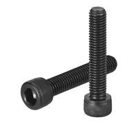 QUARKZMAN Vis à six pans creux M10-1.5x50 8 Pièces Grade 12.9 Noir