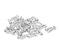 QUARKZMAN Vis Autotaraudeuses à Tête Creuse Hexagonale M2, 200 Pièces M2x8 mm en Acier Inoxydable 304, Vis Taraudeuses à Tête Creuse Hexagonale, Entraînement, Pointe Autotaraudeuse - Argent
