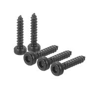 QUARKZMAN Vis Autotaraudeuses à Tête Creuse Hexagonale M2, 40 Pièces M2x10mm en Acier Inoxydable 304, Vis Taraudeuses à Tête Creuse Hexagonale, Entraînement, Pointe Autotaraudeuse - Noir