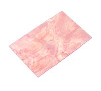 QUARKZMAN Vitrail Feuille Carreau Mosaïque 5.9 Inch x 3.9 Inch Rose Clair Feuilles Vitrail Pour Artisanat DIY, Projet Artistique