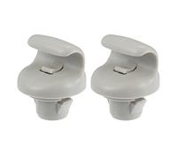 QUARKZMAN Voiture Soleil Visière Crochet Agrafes Attache pour Nissan 350Z - 2 pcs Gris