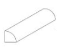 Evergreen Scale Models Quarter Round .100 (3), Evg250