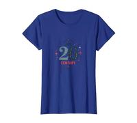 Quart de siècle + 1 : Cadeau d'anniversaire de 26 Ans T-Shirt, Femme, Bleu Royal, XS