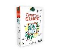 Quart DE Singe - Jeu de société - Jeu d'ambiance - Jusque à 8 Joueurs - 10 Ans et Plus - Jouer en Famille et Entre Amis - Jeu de Bluff et de vocabulaire - par Les auteurs de Blanc Manger Coco