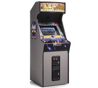 Quarter Arcades Bad Dudes Vs. DragonNinja Mini Arcade - Armoire Collector à l'échelle 1/4, ROM Originale, chapiteau Lumineux, Alimentation USB-C, Action rétro Beat-'Em-Up