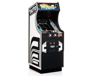 quarter arcades Numskull Édition Collector Qix - Mini borne d’Arcade à l’échelle 1/4 en Bois - Réplique Authentique avec ROM Originale, Batterie Rechargeable et Haut-parleurs 3W pour de rétro-Gaming