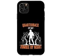 Quarterback by Day Zombie by Night Funny Halloween Creepy Coque pour iPhone 11 Pro Max