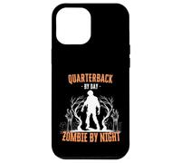 Quarterback by Day Zombie by Night Funny Halloween Creepy Coque pour iPhone 12 Pro Max