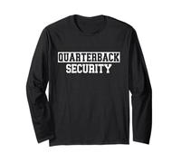 Quarterback Security, joueur de ligne offensive de football amusant Manche Longue