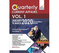 Quarterly Current Affairs 2020 Vol. 1 - January to March - for Competitive Exams