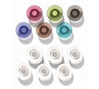 Quartet 85393 Lot de 12 aimants puissants pour Tableaux Blancs, aimants de Terre Rare pour Tableaux Blancs en Verre, Couleurs Assorties