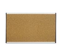 Quartet Tableau d'affichage 30" x 18", Corkboard, Cubicle, Arc, cadre en aluminium (ARCB3018), bronzage