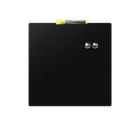 ACCO NOBO – Tableau magnétique 360×360 mm – Surface effaçable à sec – Noir, aimants & marqueur
