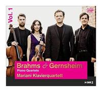 Brahms & Gernsheim – Quatuors avec piano – CD – Audax