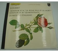 QUARTETTO ITALIANO quatuor n°14-12 la jeune fille et la mort/Quartettsatz SCHUBERT LP Philips