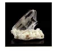 Quartz À Âme (Faden Quartz) + Albite + Adulaire. 155.20 Ct. Plan-Du-Lac, Oisans, France.