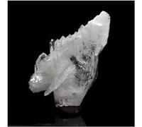 QUARTZ À AME (FADEN QUARTZ) - Pierre Naturelle en Provenance de France, Vaujany - Cristal rare avec fil blanc inclus, 45.2 ct - Certificat d'Authenticité Inclus 41 x 27 x 19 mm Blanc G