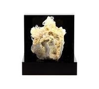 QUARTZ À AME - Pierre Naturelle en Provenance de France, La Rochette, Chambéry, Savoie Faden Quartz, Calcite, 662.9 ct - Certificat d'Authenticité Inclus 72 x 49 x 47 mm