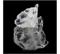 QUARTZ À AME - Pierre Naturelle en Provenance de France, Le Noirey, Pontamafrey-Montpascal - Cristal de Quartz Faden, caractéristique mots clée SEO 80.0 ct - Certificat d'Authenticité Inclus 46 x 35 x