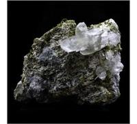 Quartz À Inclusions De Byssolite + Epidote. 362.0 Ct. Envers De Chamrousse, Isère, France.