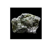 Quartz À Inclusions De Byssolite + Epidote. 911.0 Ct. Envers De Chamrousse, Isère, France.