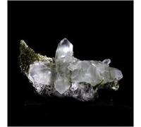 Quartz À Inclusions De Byssolite + Epidote. 62.0 Ct. Envers De Chamrousse, Isère, France.