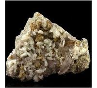 QUARTZ + ALBITE + CALCITE - Pierre Naturelle en Provenance de France, Plan-du-Lac, Oisans Cristal de Roche Unique et Authentique 691.80 ct - Certificat d'Authenticité Inclus 73 x 63 x 42 mm G