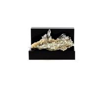 QUARTZ, ALBITE, CHLORITE - Pierre Naturelle en Provenance de France, Massif de la Lauzière, Savoie, Auvergne-Rhône-Alpes - Cristal Multicolore avec Certificat d'Authenticité Inclus 406.7 ct - 99 x 66