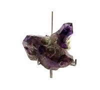 QUARTZ AMETHYSTE + ORTHOSE - Pierre Naturelle en Provenance de Namibie, Goboboseb Mts - Cristal Multicolore Rare 1135.5 ct - Certificat