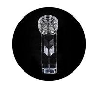 Quartz Band Screw-Cap Electrolytic Cell, High-Precision 10mm Optical Path Laboratory Spectrometer Vessel Fused-in-One Cuvette