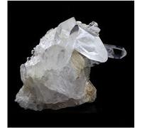 QUARTZ + BARYTE - Pierre Naturelle en Provenance de France, Deux Alpes, Isère Cristal de Quartz et Baryte, Formation Minérale Unique 394.0 ct - Certificat d'Authenticité Inclus 50 x 50 x 40 mm G