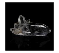 Quartz Biterminé. 24.97 Ct. La Gardette Mine, Bourg D'oisans, Isère, France.