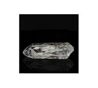 QUARTZ BITERMINÉ + BARYTE - Pierre Naturelle en Provenance de France, Bourg d'Oisans, Isère Cristal Rare et Authentique 59.25 ct - Certificat d'Authenticité Inclus 45 x 14 x 13 mm G