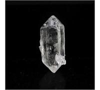 QUARTZ BITERMINÉ - Pierre Naturelle en Provenance de France, La Gardette Mine, Bourg d'Oisans, Isère 12.05 ct - Certificat d'Authenticité Inclus 22 x 9 x 8 mm G
