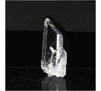 QUARTZ BITERMINÉ - Pierre Naturelle en Provenance de France, La Gardette Mine, Bourg d'Oisans, Isère 13.10 ct - Certificat d'Authenticité Inclus 27 x 8 x 7 mm G