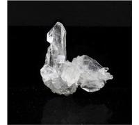 QUARTZ BITERMINÉ - Pierre Naturelle en Provenance de France, La Gardette Mine, Bourg d'Oisans, Isère 14.30 ct - Certificat d'Authenticité Inclus 24 x 23 x 8 mm G