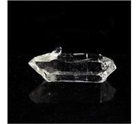 QUARTZ BITERMINÉ - Pierre Naturelle en Provenance de France, La Gardette Mine, Bourg d'Oisans, Isère 15.65 ct - Certificat d'Authenticité Inclus 26 x 11 x 7 mm G