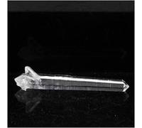 QUARTZ BITERMINÉ - Pierre Naturelle en Provenance de France, La Gardette Mine, Bourg d'Oisans, Isère 6.75 ct - Certificat d'Authenticité Inclus 36 x 5 x 5 mm G